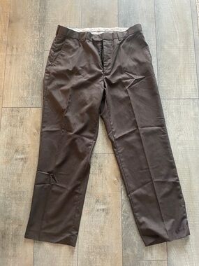 Classic Men's Brown Dress Pants - Tailored Fit